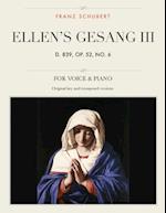 Ellen's Gesang III, D. 839, Op. 52, No. 6