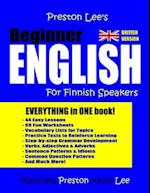 Preston Lee's Beginner English For Finnish Speakers (British)