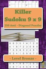 Killer Sudoku 9 X 9 - 250 Anti - Diagonal Puzzles - Level Bronze
