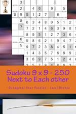 Sudoku 9 X 9 - 250 Next to Each Other - Octagonal Star Puzzles - Level Bronze