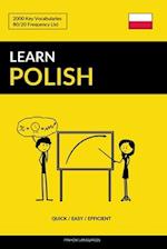 Learn Polish - Quick / Easy / Efficient: 2000 Key Vocabularies 