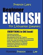 Preston Lee's Beginner English For Lithuanian Speakers