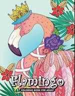 Flamingo Coloring Book for Adult