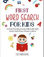 First Word Search for Kids (Ages 5-7)