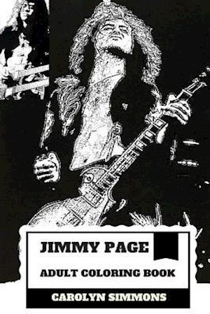 Jimmy Page Adult Coloring Book