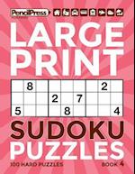 Large Print Sudoku Puzzles Book 4