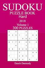 300 Hard Sudoku Puzzle Book - 2018