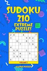 Sudoku 210 Extreme Puzzles