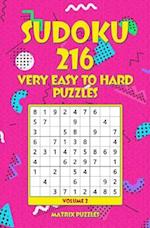 Sudoku 216 Very Easy to Hard Puzzles