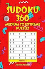 Sudoku 360 Medium to Extreme Puzzles