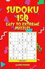 Sudoku 150 Easy to Extreme Puzzles