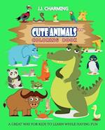 Cute Animals Coloring Book Vol.10