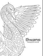 Swans Coloring Book for Grown-Ups 1