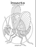 Insects Coloring Book for Grown-Ups 1 & 2