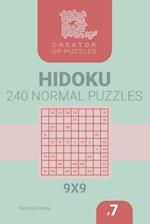 Creator of puzzles - Hidoku 240 Normal (Volume 7)