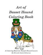 Art of Basset Hound Coloring Book