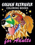 Golden Retriever Coloring Book for Adults