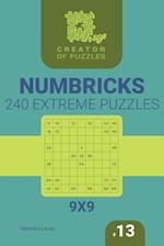 Creator of puzzles - Numbricks 240 Extreme (Volume 13)
