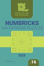 Creator of puzzles - Numbricks 240 Extreme (Volume 16)