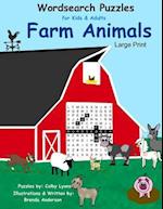 Word Search Puzzles Farm Animals