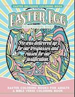 Easter Religious Coloring Book Easter Egg Adult Coloring Books