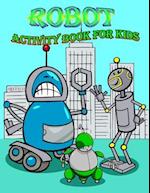 Robot Activity Book for Kids