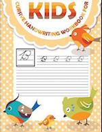 Cursive Handwriting Workbook for Kids