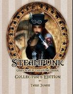 Steampunk Grayscale Coloring Book Collector's Edition