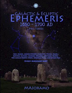 Galactic & Ecliptic Ephemeris 1650 - 1700 Ad