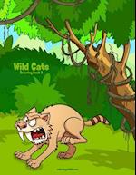 Wild Cats Coloring Book 2