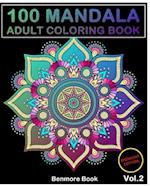 100 Mandala Midnight Edition: Adult Coloring Book 100 Mandala Images Stress Management Coloring Book For Relaxation, Meditation, Happiness and Relief 