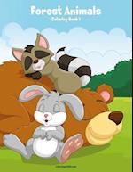 Forest Animals Coloring Book 1