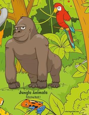 Jungle Animals Coloring Book 1