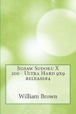 Jigsaw Sudoku X 200 - Ultra Hard 9x9 Release#4