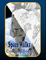 Space Walks Coloring Book