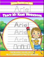 Ariel Letter Tracing for Kids Trace My Name Workbook