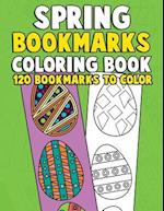 Spring Bookmarks Coloring Book