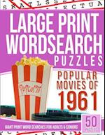 Large Print Wordsearch Top 50 Movies of the 1961