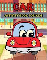 Car Activity Book for Kids