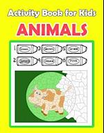 Activity Book for Kids Animals