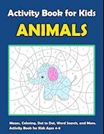 Activity Book for Kids Animals