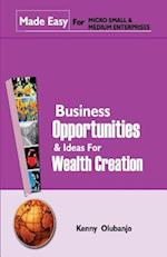 Business Opportunities & Ideas For Wealth Creation