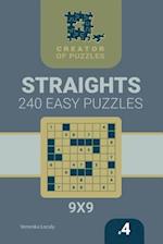 Creator of puzzles - Straights 240 Easy (Volume 4)