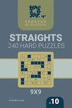 Creator of puzzles - Straights 240 Hard (Volume 10)