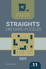 Creator of puzzles - Straights 240 Hard (Volume 11)