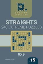 Creator of puzzles - Straights 240 Extreme (Volume 15)
