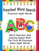 Preschool Word Search