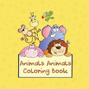 Animals Animals Coloring Book: 100-page Coloring Book for Kids (Colouring Pad)