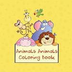 Animals Animals Coloring Book: 100-page Coloring Book for Kids (Colouring Pad) 