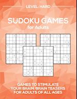 Sudoku Games for Adults Level: Hard 